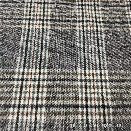 Tweed Plaid Fabric para casaco de inverno